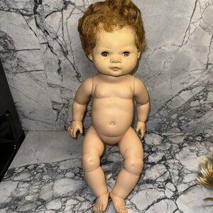Vintage 1950's American Character 15" Toodles Baby Doll Squeaker